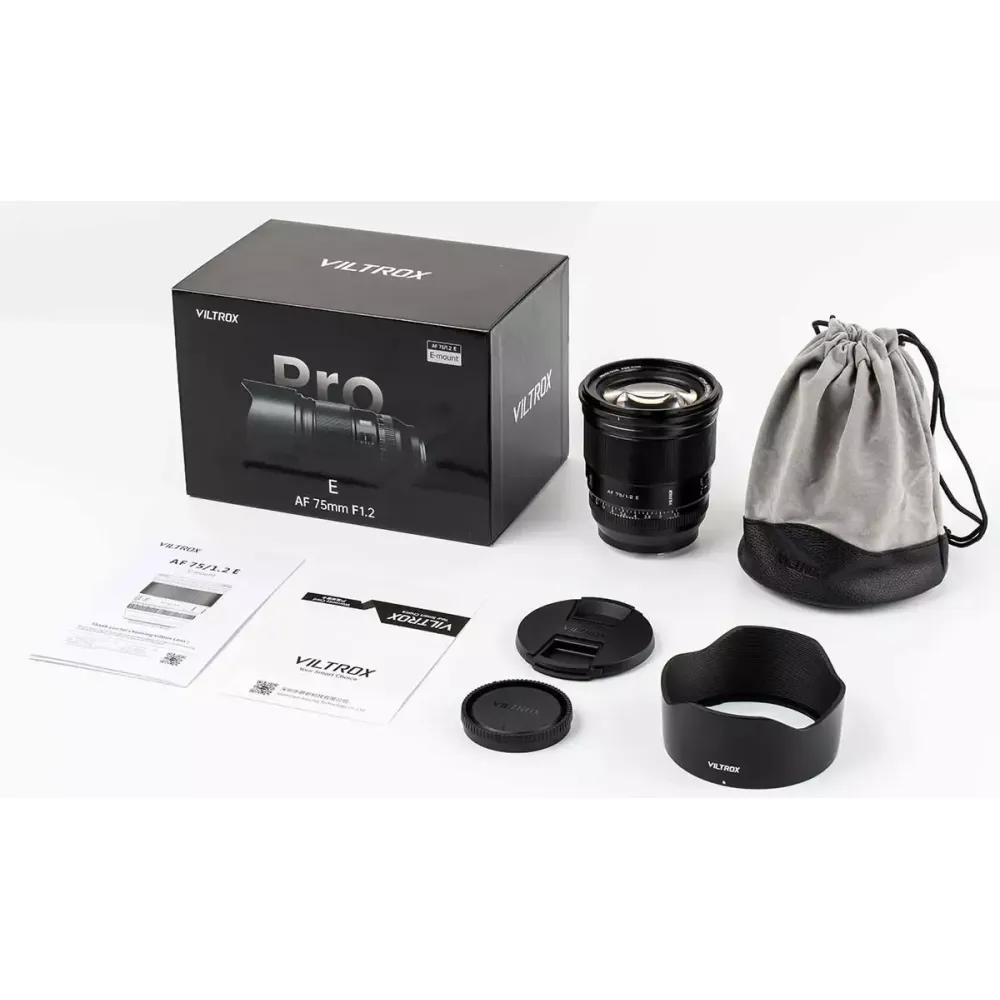 Объектив Viltrox AF 75mm F1.2 PRO E для Sony E (APS-C)