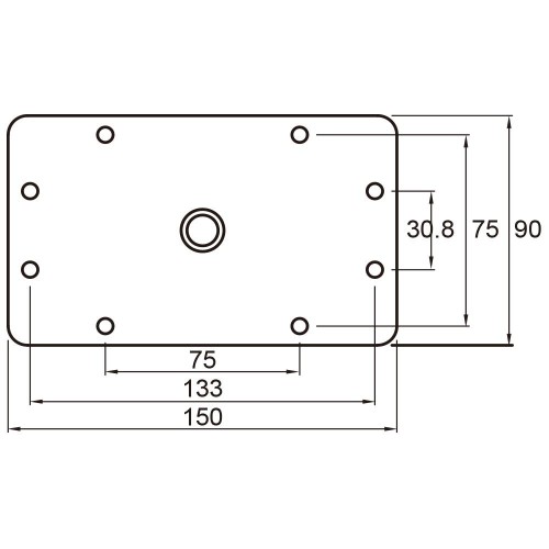 Кронштейн Kupo KS-047 5/8"(16MM) Baby Receiver Plate