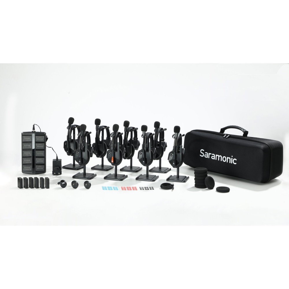 Интерком система Saramonic WiTalk9 WT8S 8 гарнитур в комплекте