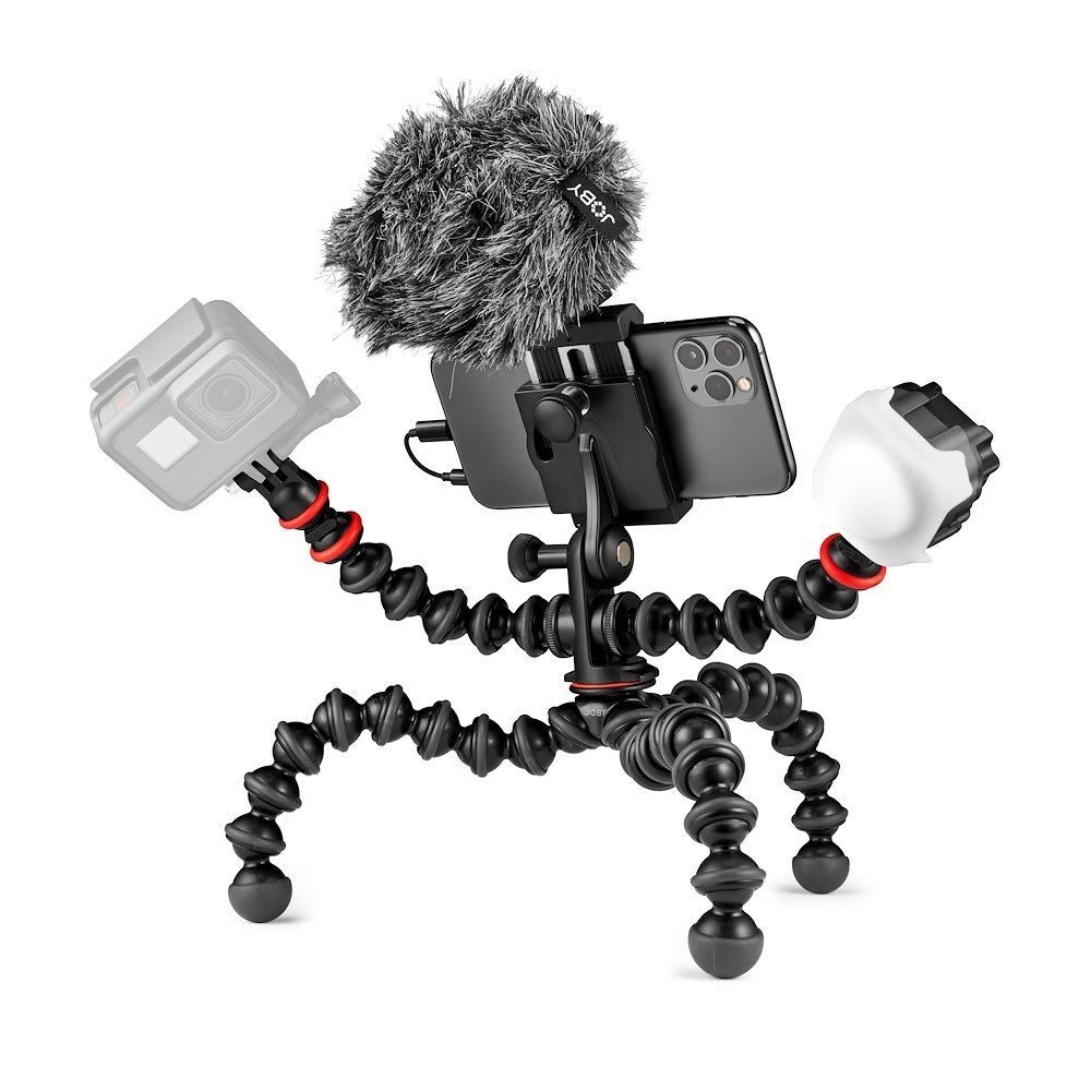 Комплект Joby GorillaPod Mobile Vlogging Kit с микрофоном и светильником