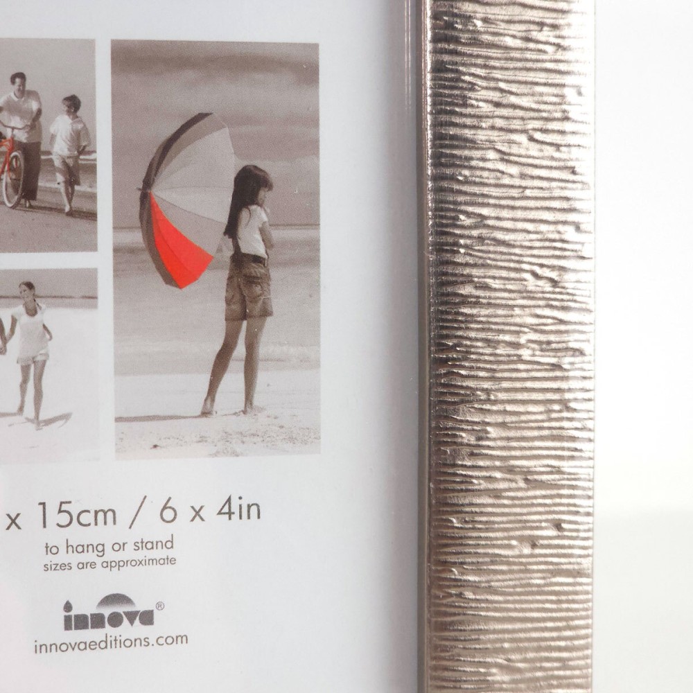 Фоторамка Innova Waterford 10x15, пластик/стекло, серебристый (PI03792)