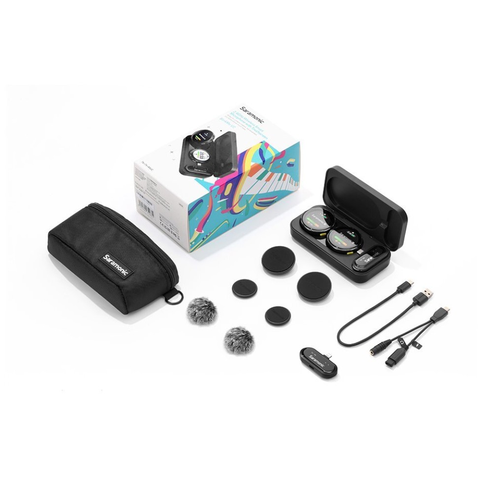 Радиосистема Saramonic BlinkMe U2 (TX+TX+RXUC+RXDi) 2,4 ГГц 2 приемника + 2 передатчика