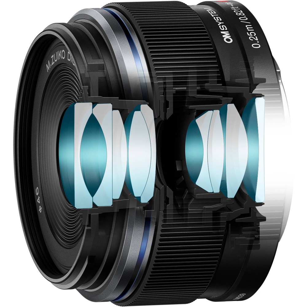 Объектив OM System M.Zuiko Digital 17mm F1.8 II черный