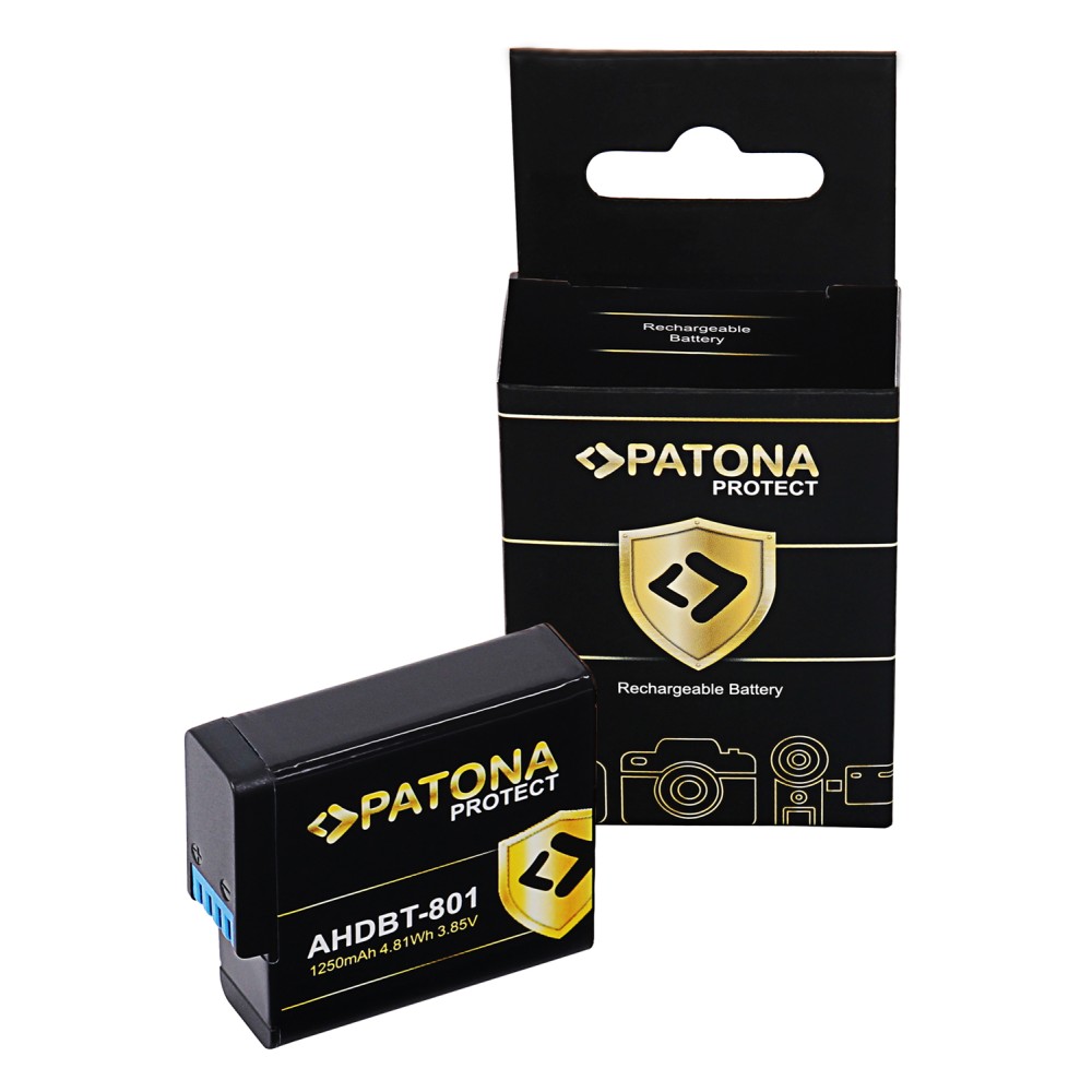 Аккумулятор Patona Protect аналог GoPro AHDBT-801/701/501