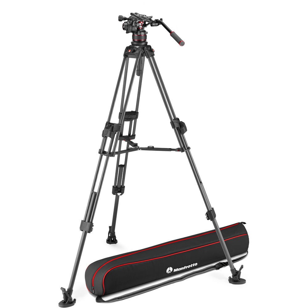 Видеоштатив Manfrotto MVK612TWINFA Fast Twin алюминиевый с головой Nitrotech 612