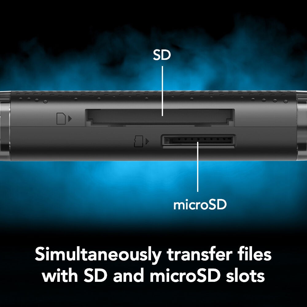 Картридер Lexar Dual Slot USB-A/C microSD/SD USB 3.1