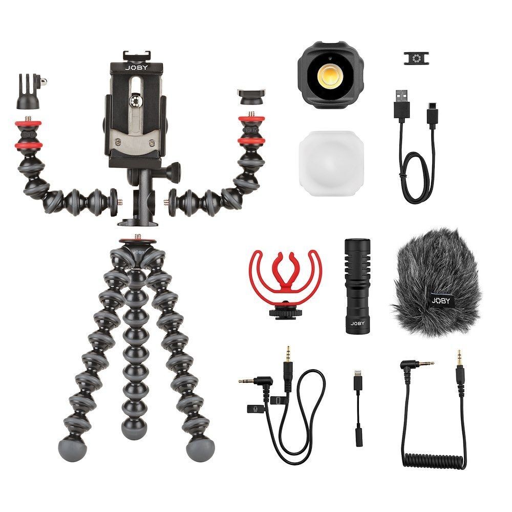Комплект Joby GorillaPod Mobile Vlogging Kit с микрофоном и светильником