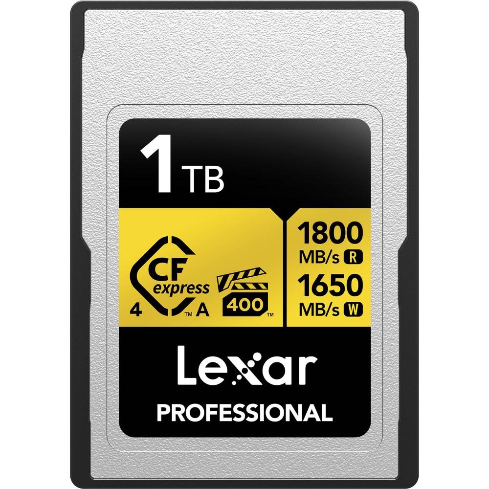 Карта памяти Lexar Professional Gold CFexpress 4.0 Type A 1TB VPG400, R/W 1800/1650 МБ/с