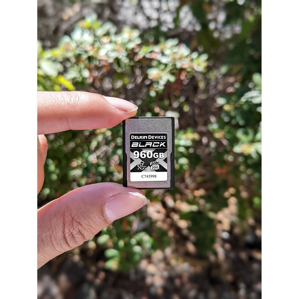 Карта памяти Delkin Black CFexpress 4.0 Type A 960GB VPG200, R/W 1830/1710 МБ/с