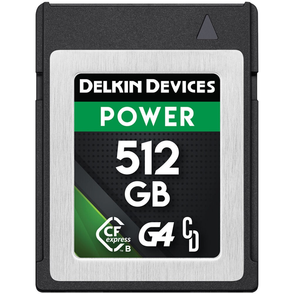 Карта памяти Delkin Devices Power CFexpress Type B 512GB G4, R/W 1780/1700 МБ/с