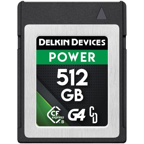 Карта памяти Delkin Devices Power CFexpress Type B 512GB G4, R/W 1780/1700 МБ/с
