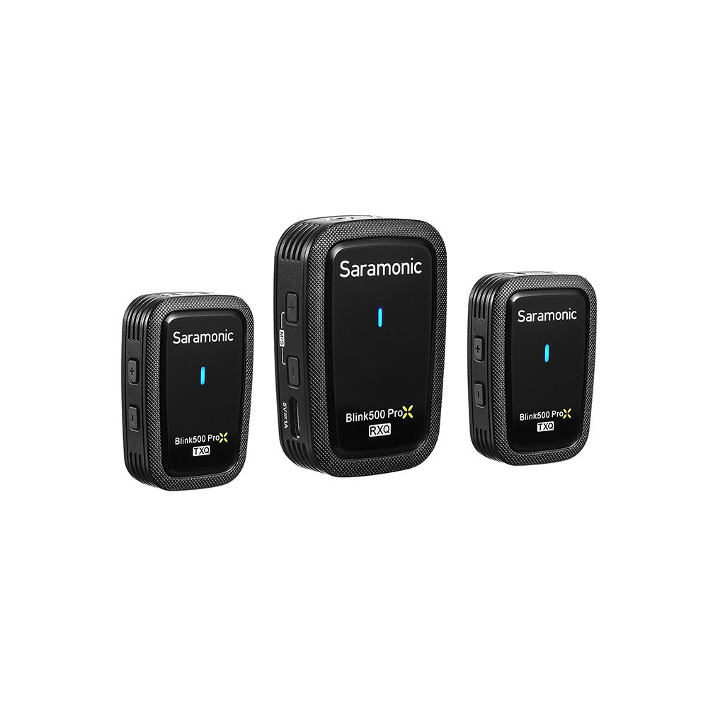 Радиосистема Saramonic Blink500 ProX Q20 TX+TX+RX приемник + 2 передатчика, разъем 3,5мм