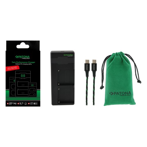 Зарядное устройство Patona Premium Twin Performance PD для аккумуляторов Nikon EN-EL15