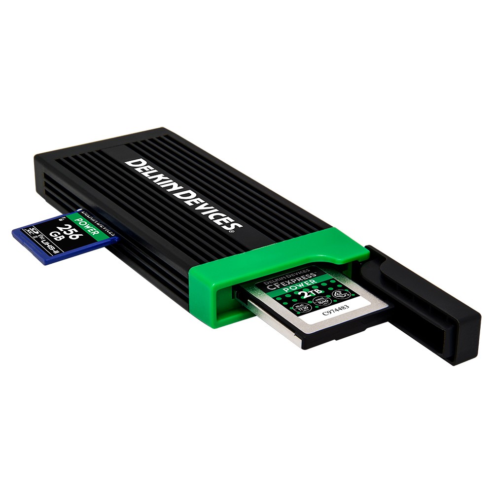 Кардридер Delkin Devices USB 3.2 CFexpress Type B / SD UHS-II Card Reader