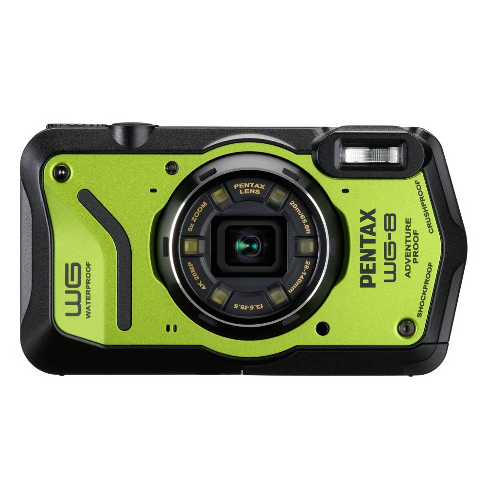 Фотоаппарат Pentax WG-8 водонепроницаемый зеленый