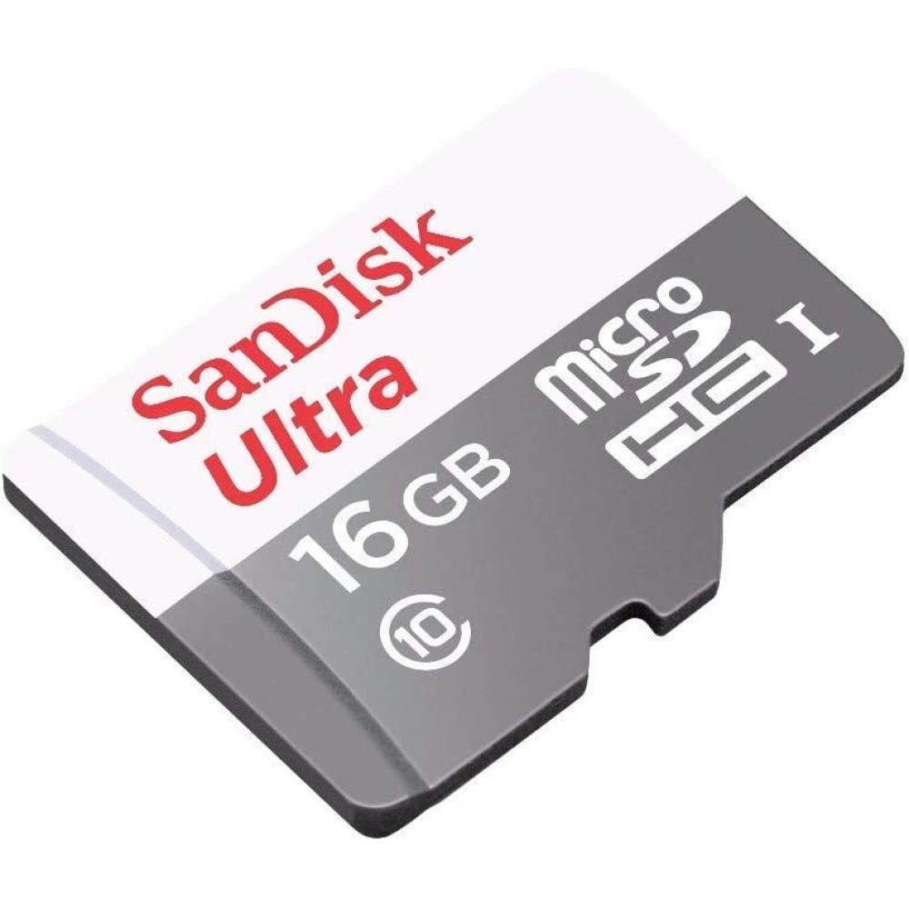 Карта памяти SanDisk Ultra microSDHC 16GB UHS-I, R 80 МБ/с