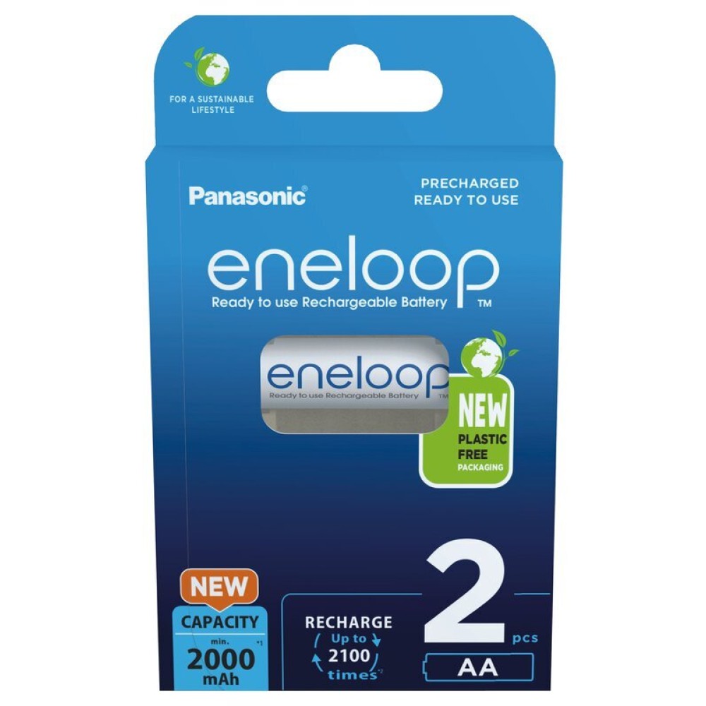 Аккумулятор Panasonic Eneloop BK-3MCDE/2BE 2000 mAh 2шт AA