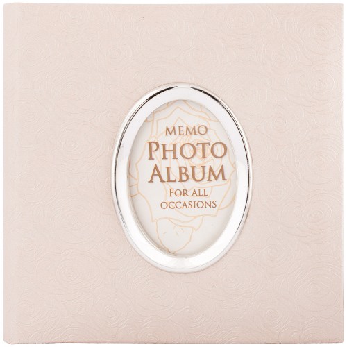 Фотоальбом Innova Rose Fabric BB Memo 10x15 на 200 фото, с кармашками, винил, розовый (Q8905305)