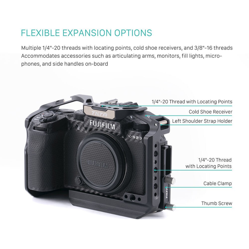 Клетка Tilta Full Camera Cage для Fujifilm XS-20, черная (TA-T52-FCC-B)