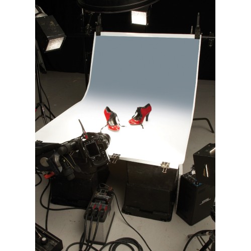 Фон ПВХ Colorgrad LL COGRAD303 1.1 x 1.7 м. White/Gray