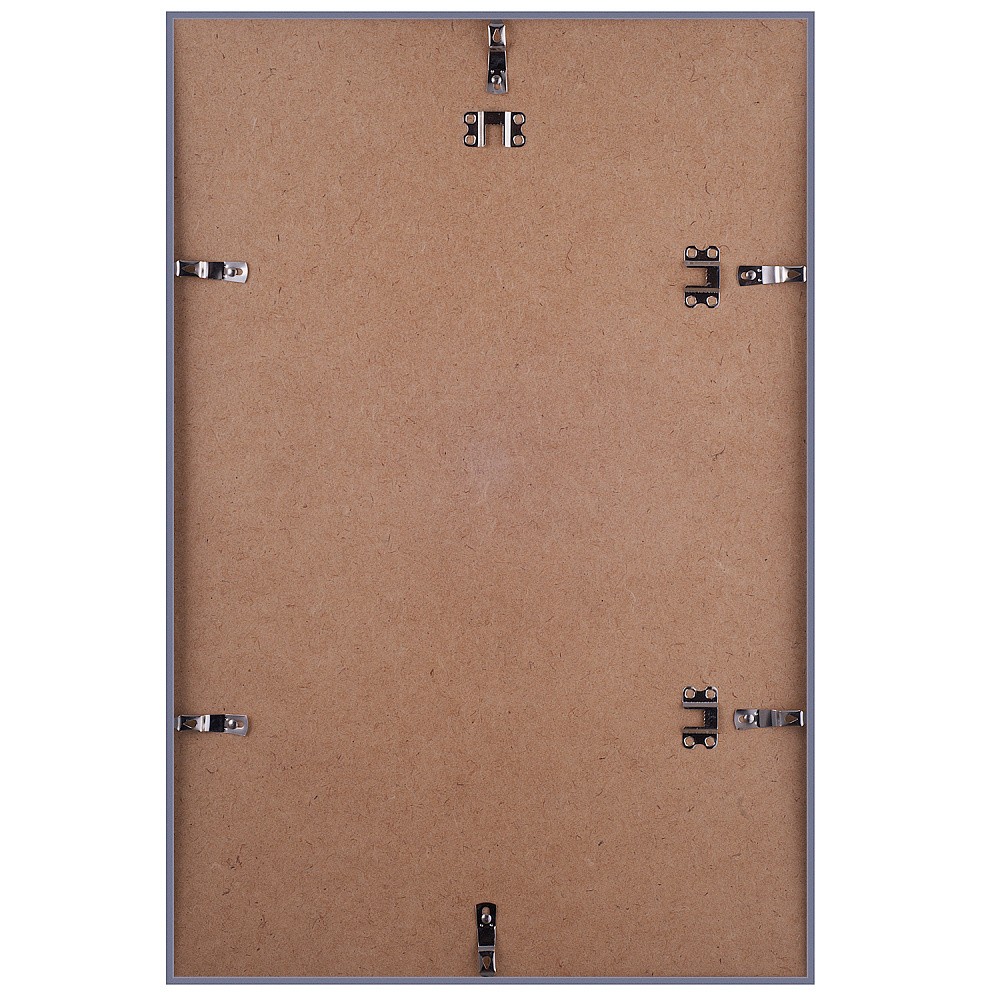 Фоторамка Innova Easy 30x45 с паспарту 20x33, пластик/стекло, серебристый (PK03225S)