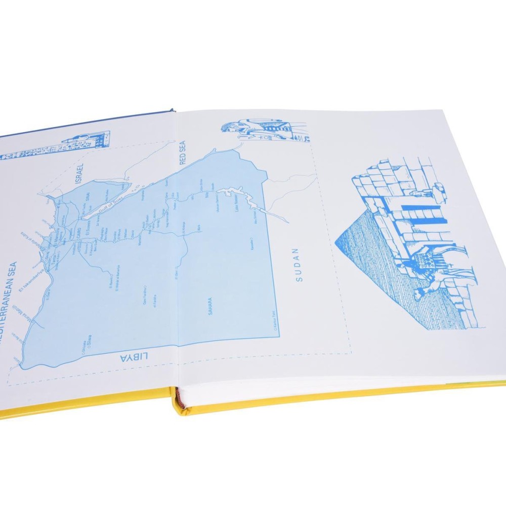 Фотоальбом Henzo Египет 28х30 на 60 стр., картон, синий (11.179.07)