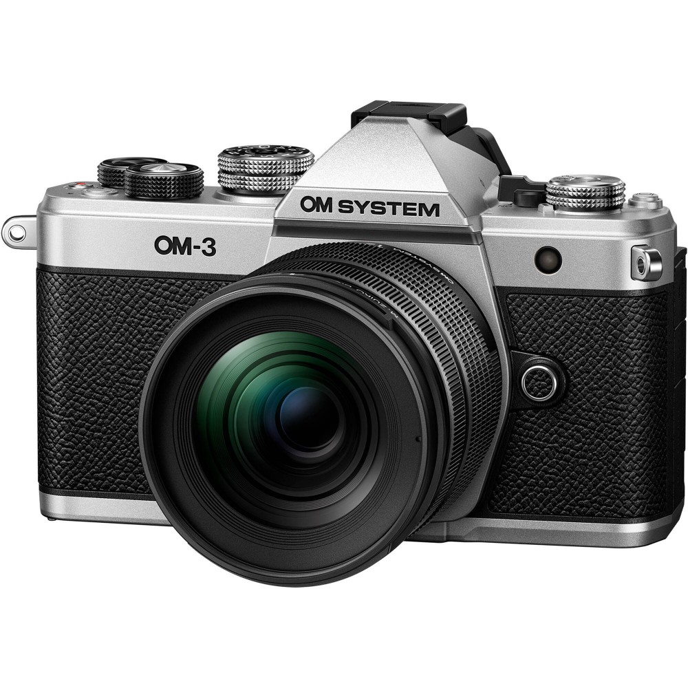 Фотоаппарат OM System OM-3 kit 12_45mm F4 Pro серебристый