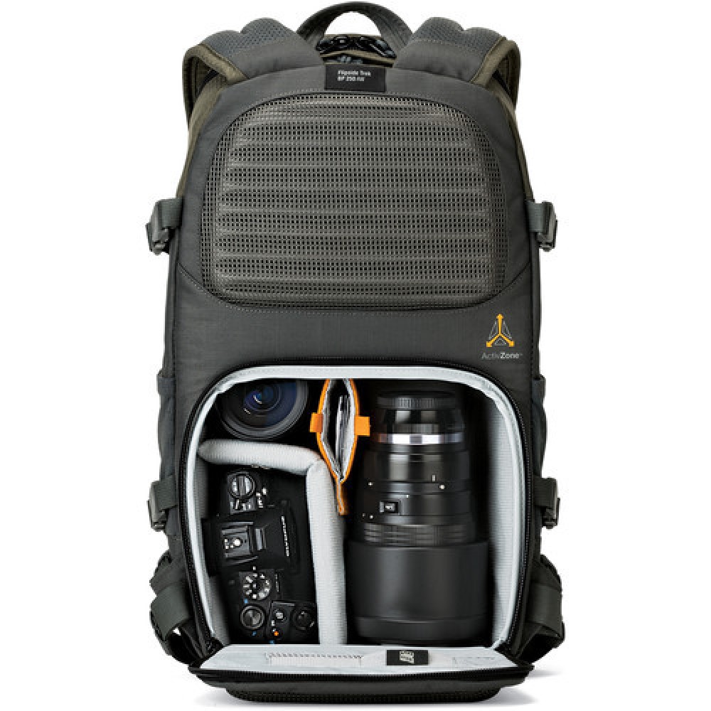 Рюкзак Lowepro Flipside Trek BP 250 AW серый/темно-зеленый