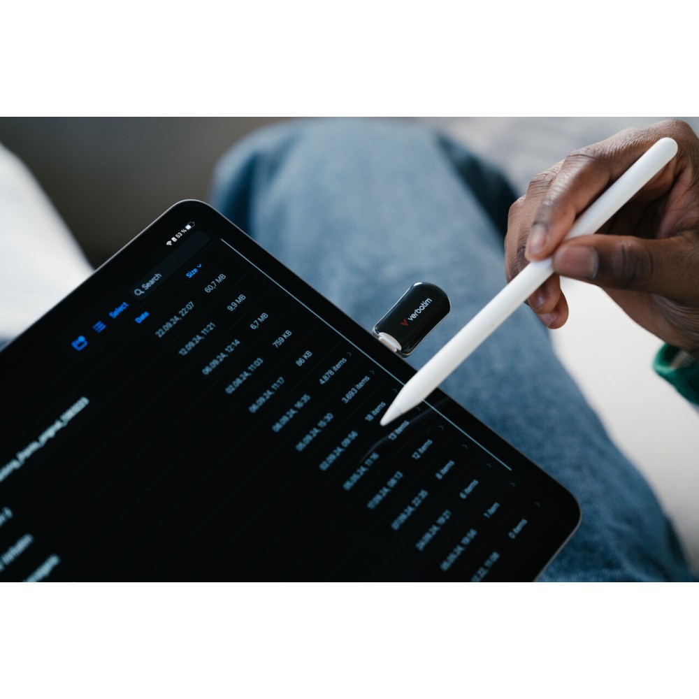 Внешний накопитель Verbatim Plectra USB 3.2 Gen1 Type-C 128GB, R 100 МБ/с