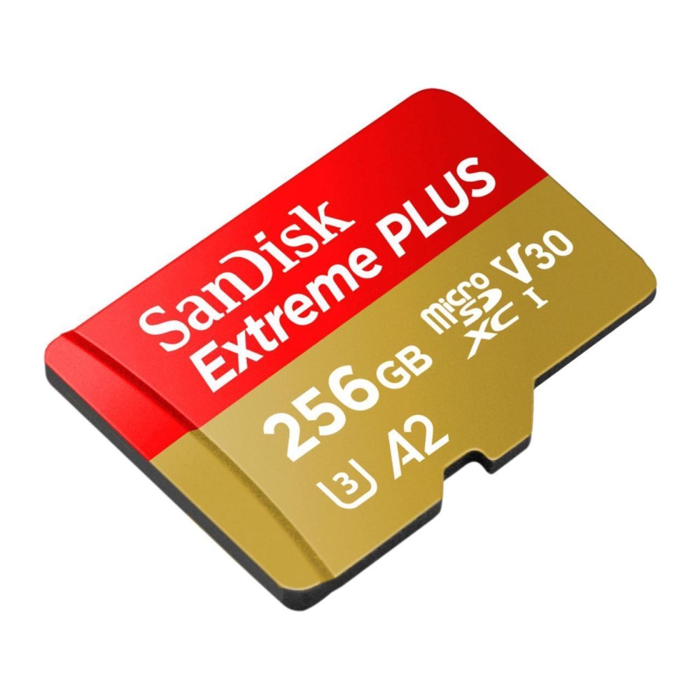 Карта памяти SanDisk Extreme microSDXC 256GB UHS-I U3 V30 A2, R/W 160/90 МБ/с