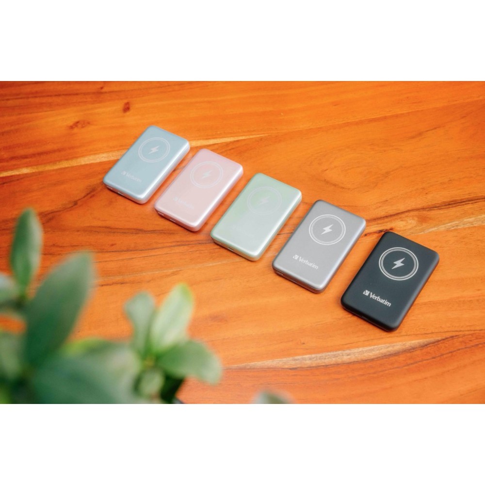 Портативный аккумулятор Verbatim Charge‘n’Go Power Bank 10000 мАч с беспроводной зарядкой, синий