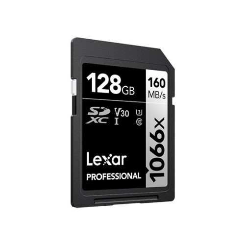 Карта памяти Lexar Professional 1066x Silver SDXC 128GB UHS-I U3 V30, R/W 160/120 МБ/с