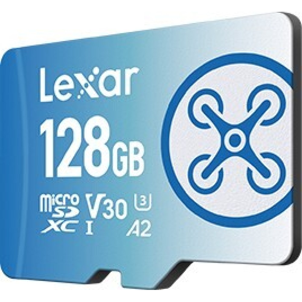 Карта памяти Lexar FLY microSDXC 128GB UHS-I U3 V30 A2, R/W 160/90 МБ/с