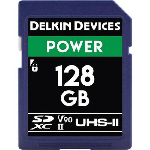 Карта памяти Delkin Devices Power 2000X microSDXC 128GB UHS-II U3 V90, R/W 300/250 МБ/с