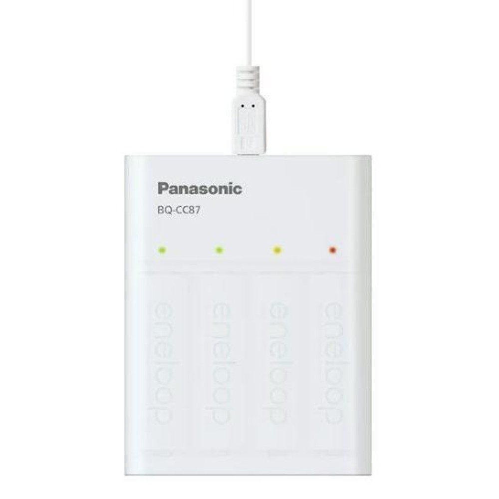 Зарядное устройство Panasonic Eneloop SmartPlus USB Travel Charger BQ-CC87 + 4шт АА 2000 mAh