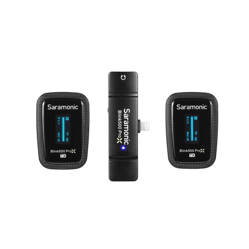 Радиосистема Saramonic Blink500 ProX B4 TX+TX+RX приемник + 2 передатчика, разъем Lightning