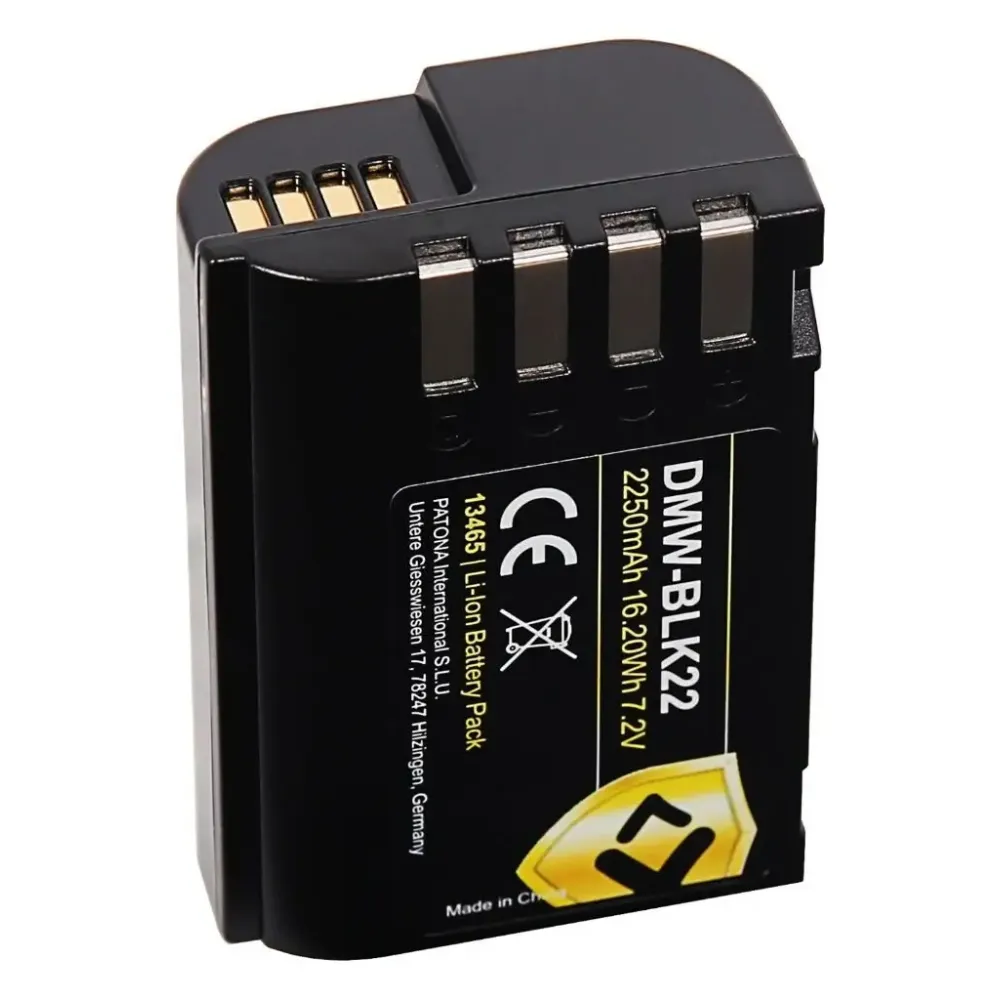 Аккумулятор Patona Protect аналог Panasonic DMW-BLK22