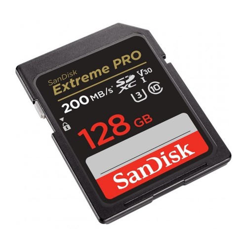Карта памяти SanDisk Extreme Pro SDXC 128GB UHS-I U3 V30, R/W 200/90 МБ/с