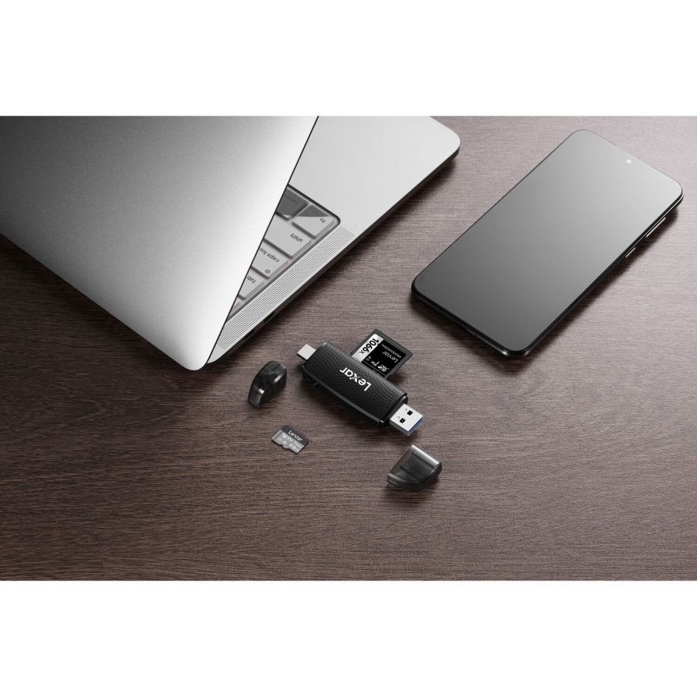 Картридер Lexar Dual Slot USB-A/C microSD/SD USB 3.1