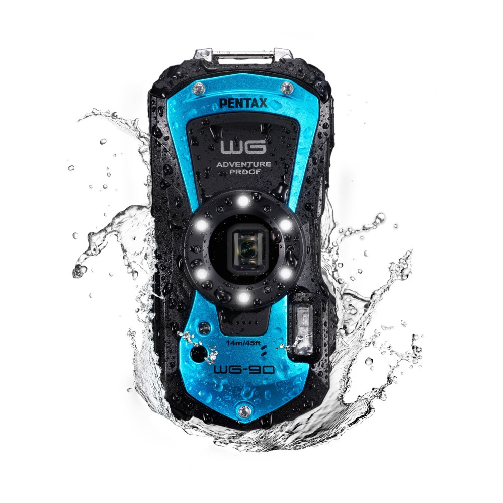 Фотоаппарат Pentax WG-90 водонепроницаемый синий