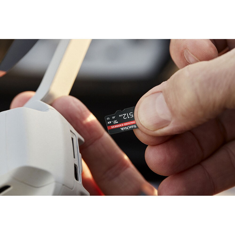 Карта памяти SanDisk Express MicroSDXC 128GB PCIe NVMe U3 A1, R/W 880/480 МБ/с