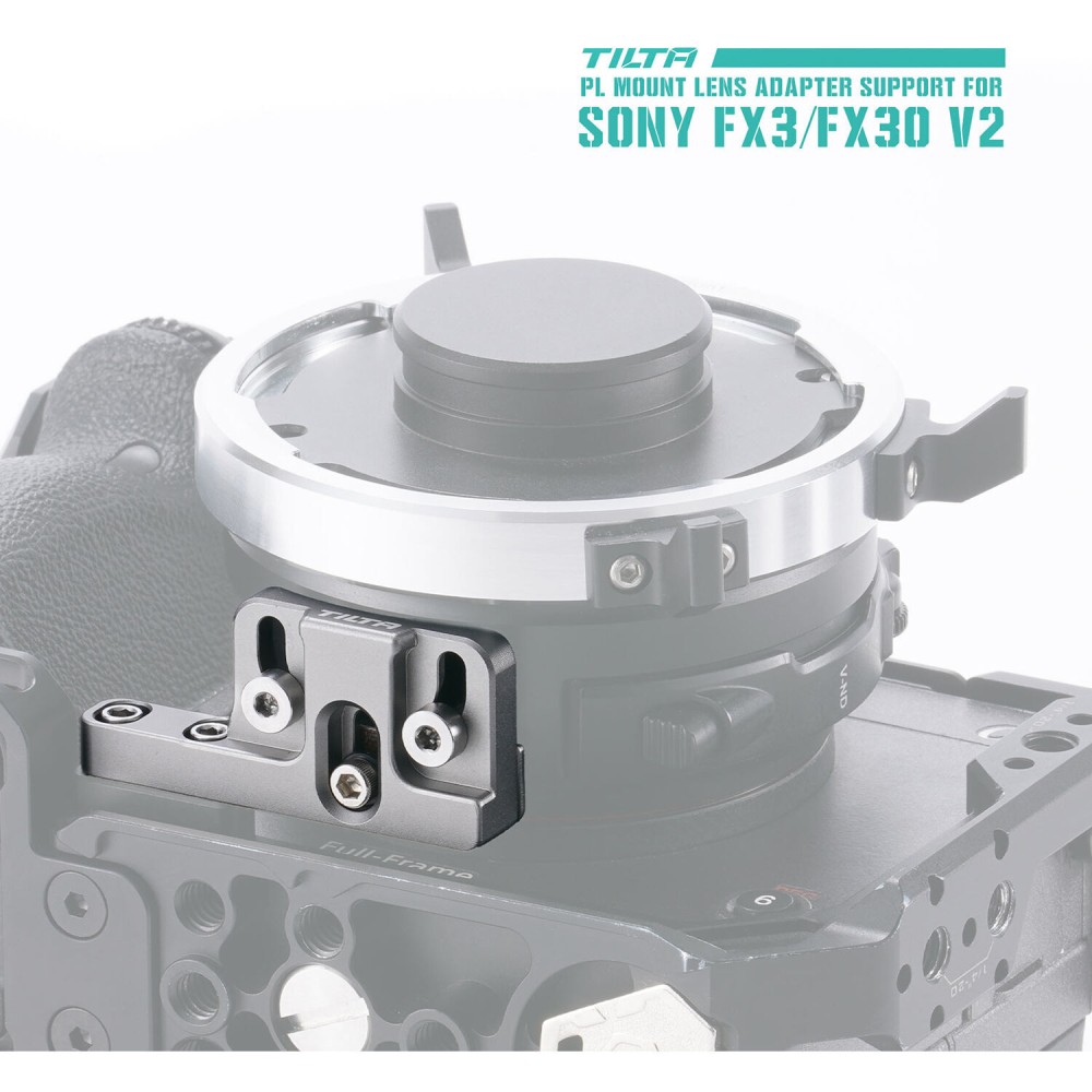 Поддержка объектива Tilta PL Mount Lens Support для Sony FX3/FX30 V2 серый (TA-T16-LAS2-TG)