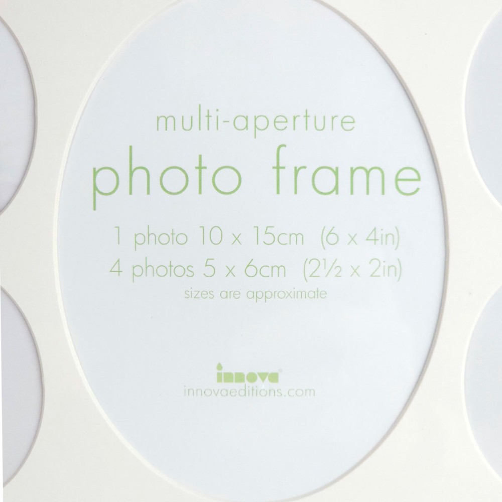 Фоторамка Innova Baby Memories I 20х30 с паспарту 10х15, 5x6, пластик/стекло, белый (PI03738)