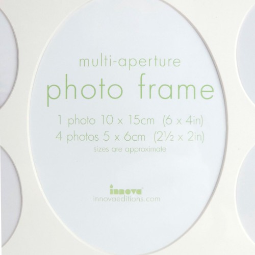 Фоторамка Innova Baby Memories I 20х30 с паспарту 10х15, 5x6, пластик/стекло, белый (PI03738)