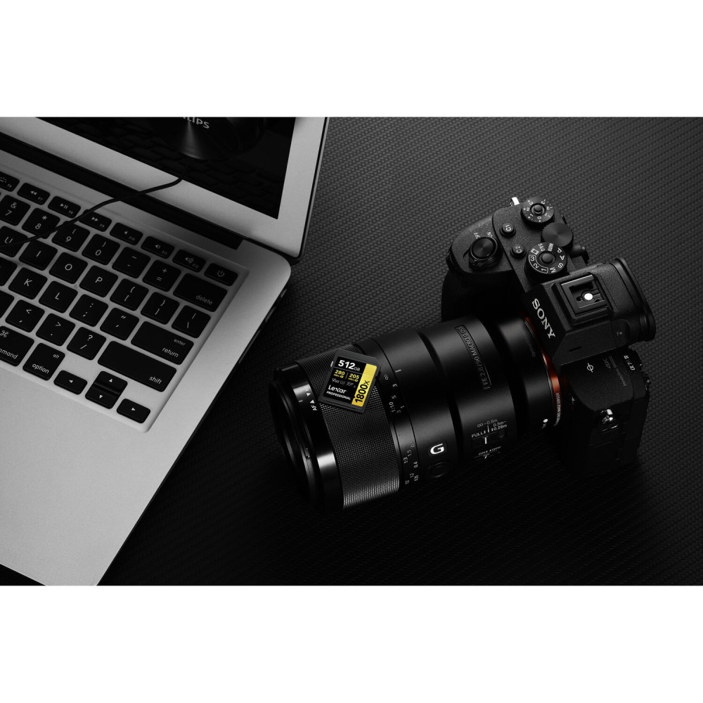 Карта памяти Lexar Professional 1800x Gold SDXC 512GB UHS-II U3 V60, R/W 280/205 МБ/с