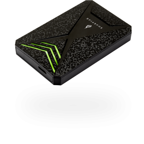 Внешний накопитель Verbatim SureFire Gaming Bunker HDD USB 3.2 Gen1 2TB, R/W 140/140 МБ/с