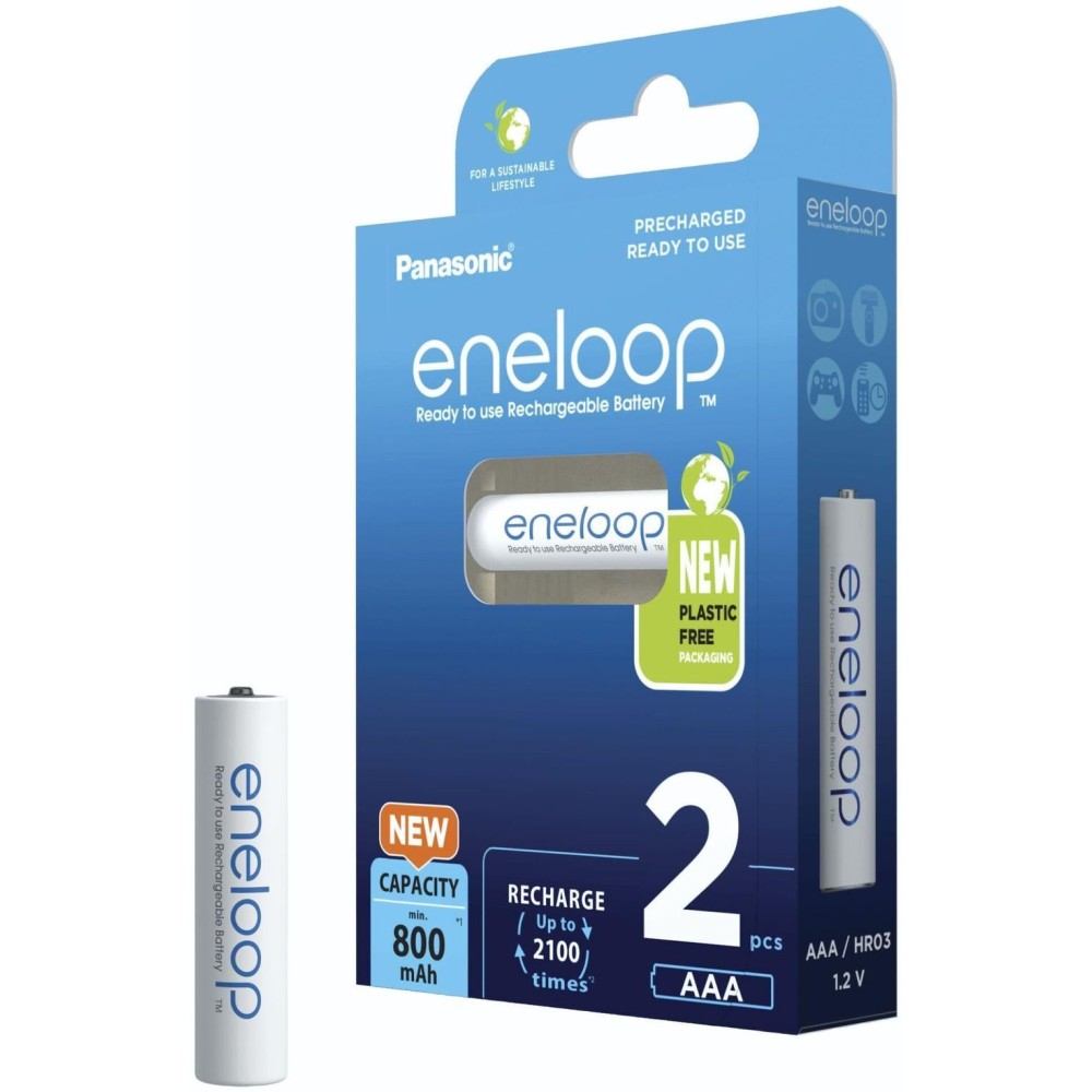Аккумулятор Panasonic Eneloop BK-4MCDE/2BE 800 mAh 2шт AAA