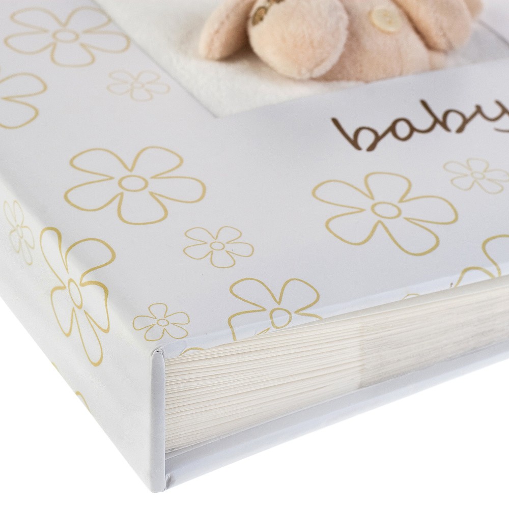 Фотоальбом Innova Booktype Memo Plush Bunny 10x15 на 160 фото, с кармашками, картон, белый (Q341292)