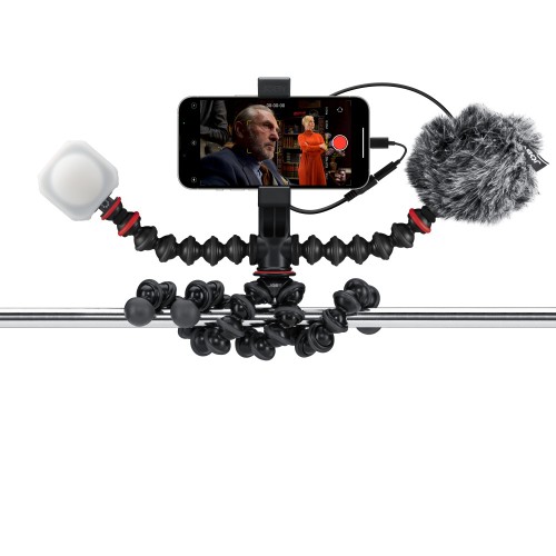 Комплект Joby GorillaPod Mobile Vlogging Kit Apple с микрофоном и светильником