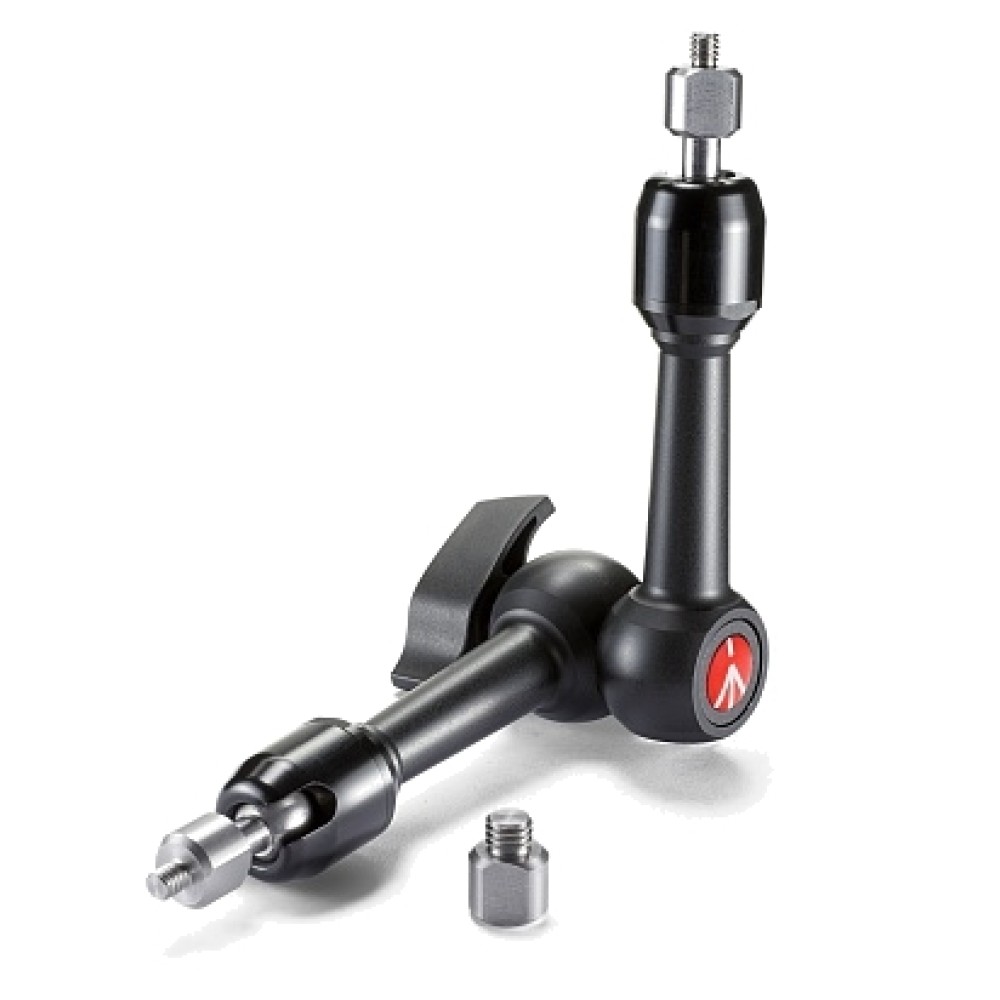 Кронштейн шарнирный Manfrotto 244MINI 24 см со сменными креплениями 1/4" и адаптером 3/8"